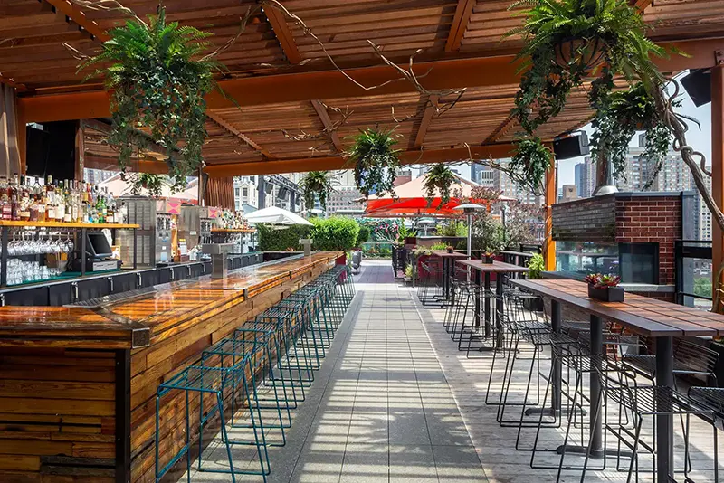 Roof at Park South, New York, NY photography by Greg Ceo, photo edited by Valentin Sivyakov